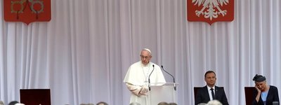 Папа у першій промові в Кракові говорив про примирення між сусідніми народами
