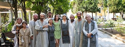 На территории музея-заповедника "Херсонес Таврический" снимают фильм про эпоху древнего Израиля
