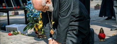 Патриарх Мелхитской ГКЦ Григорий ІІІ во время своего визита в Украину почтил борьбу украинцев за свободу