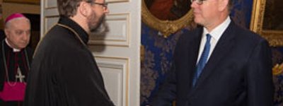 Патріарх УГКЦ Святослав зустрівся з принцом Монако Альбертом II