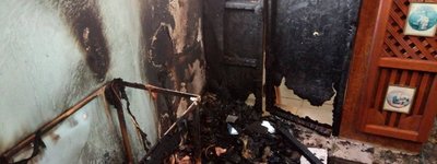 UOC KP church burned down in Mariupol