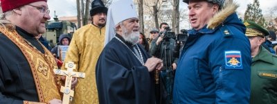 Metropolitan of UOC (MP) blesses new missile defense systems and soldiers in Crimea (updated)