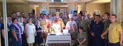 На Сході України освятили вже 29-й храм, який збудували військові капелани