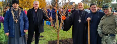 Греко-католики высадили в Донецкой области деревья мира