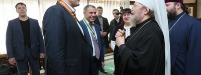 Крымский митрополит УПЦ (МП) наградил «главу  Крыма» орденом РПЦ за «служение отечеству»