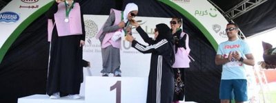 Больше 1,5 тыс. мусульманок приняли участие в первом женском марафоне в Саудовской Аравии