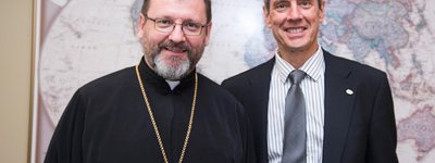 Head of the UGCC discusses humanitarian situation in Ukraine with Catholic Relief Services president