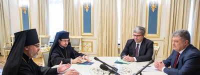 Patriarch Bartholomew thanked the President for his efforts in uniting Ukrainian Orthodox Christians in Ukraine