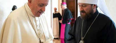 Митрополит РПЦ поскаржився Папі Римському на «неканонічні» дії Вселенського Патріархату