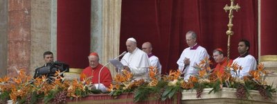 В Urbi et Orbi Папа Франциск пожелал украинцам мира