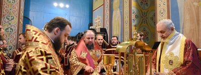 Предстoятель ПЦУ провів у Києві Богослужіння разом з митрополитом Галльським Еммануїлом