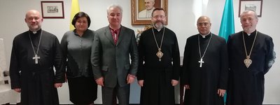 Патріарх Святослав прибув з триденним візитом до Казахстану