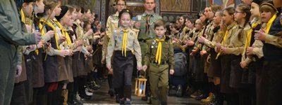 The Christmas mission of the youngest: how Ukrainian scouts bring Peace Light to soldiers on the front-line