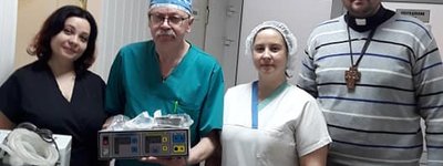 Патриарх УГКЦ передал медицинское оборудование в Ирпенский госпиталь ВСУ