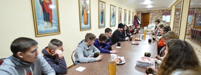Діти з Луганщини зустрілися з Предстоятелем ПЦУ