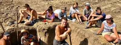 На Мамай-горі археологи виявили культові скіфські ями та поховання кочівників