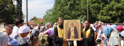 Украденная старинная икона Серафима Саровского возвратилась в храм УПЦ МП