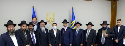 25 серпня Володимир Зеленський зустрівся з представниками іудейських релігійних організацій України