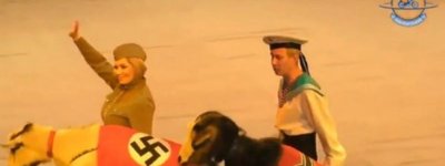 На замовлення РПЦ у російському цирку козлів і мавп одягли в нацистську форму