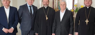 His Beatitude Sviatoslav met with the first President of Ukraine Leonid Kravchuk