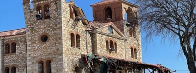 Землетрус у Греції пошкодив храм