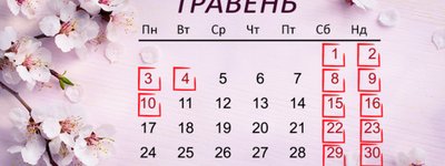 Стало відомо, скільки днів українці відпочиватимуть на Великдень і Трійцю за східною традицією