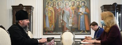 Metropolitan Epifaniy and chairman of the State Service for Ethnic Policy and Freedom of Conscience discussed preparations for Patriarch Bartholomew's visit