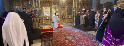 Делегация ПЦУ на Литургии молилась вместе с иерархами Иерусалимского и Грузинского Патриархатов, Церквей Кипра и Греции