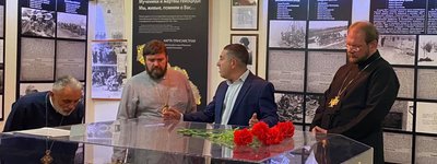 Священнослужители ПЦУ посетили музей Холокоста в Одессе