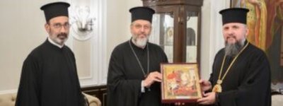 Предстоятель ПЦУ встретился с делегацией Александрийского Патриархата, которая прибыла на празднование 1033-летия Крещения Руси-Украины