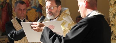Патріарх Святослав в історичному Галичі освятив новий храм трьох блаженних священномучеників УГКЦ