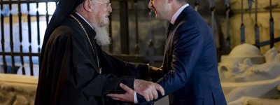 Volodymyr Zelenskyy met with Ecumenical Patriarch Bartholomew who is on a visit to Ukraine
