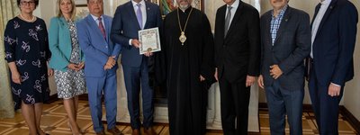 The Head of the UGCC met with the lead of Ukrainian World Congress