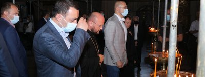 Урядова делегація України та Грузії відвідала Гарнізонний храм у Львові