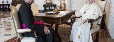 Папа Франциск принял Апостольского нунция в Украине