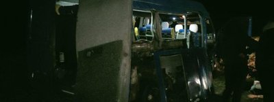 Дорогою до "Борисполя" розбився мікроавтобус із хасидами. Загинув один паломник