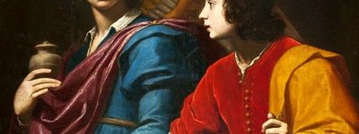 Lorenzo Lippi Tobias and Archangel Raphael