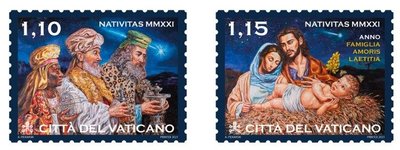 Ватикан випустив різдвяні марки із зображенням убогих, які просять милостиню