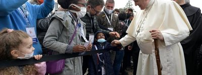 Папа приїхав до Ассізі, де зустрівся з 500 соціально незахищеними людьми