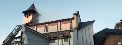 Пожежу у храмі РКЦ на Львівщині ліквідовано: є постраждалі