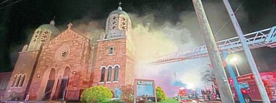 В українській католицькій церкві Св. Володимира в Арнольді (США) сталася пожежа
