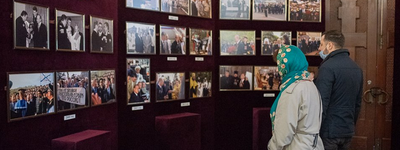 В храме УПЦ МП открыли фотовыставку, посвященную Путину
