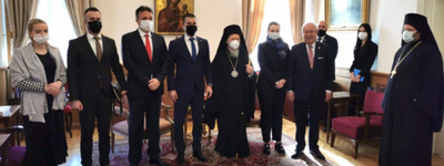 Вселенский Патриарх принял делегацию парламента Черногории во главе со спикером