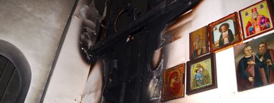 На Чернігівщині невідомі підпалили церкву