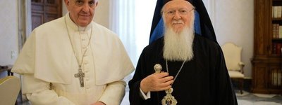 Папа Франциск привітав Патріарха Варфоломія з річницею обрання