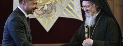 President Zelensky spoke with Patriarch Bartholomew: We feel the power of your prayers