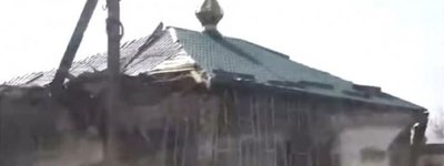От обстрелов серьезно пострадал храм УПЦ МП в Луганской области