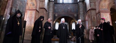 Interfaith prayer service for Ukraine held in St. Sophia of Kyiv