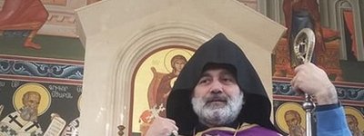 Глава Української єпархії Вірменської Апостольської Церкви омив ноги захисникам України