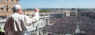 «Живе ТБ» транслюватиме Великоднє послання і благословення «Urbi et Orbi» Папи Франциска